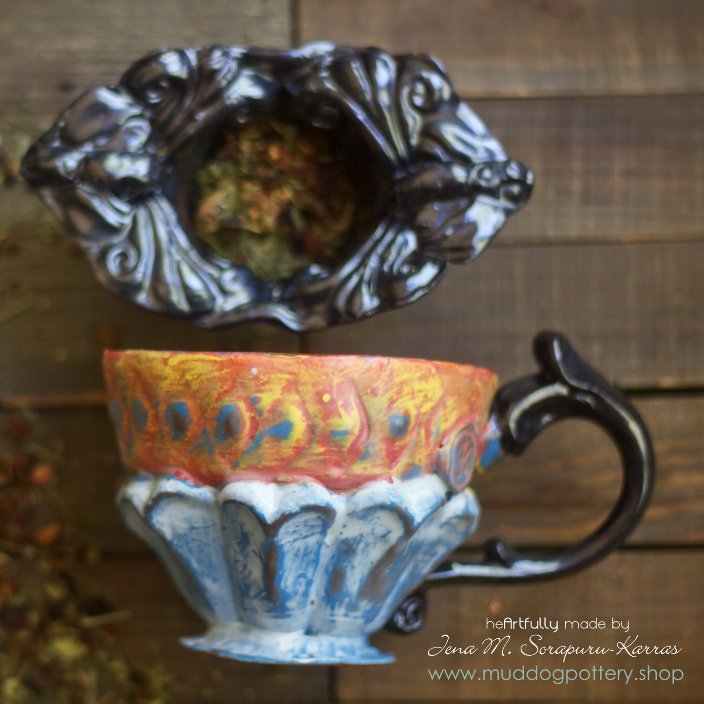 The Creole House Teacup Set