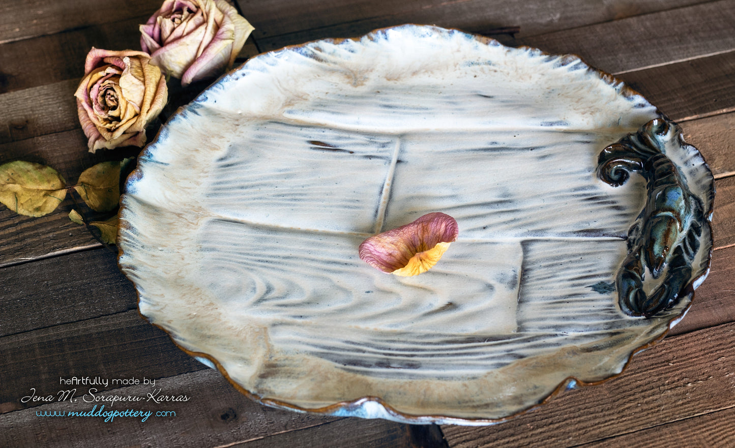 Blue Crawfish (Krevis Blé) Serving Plate