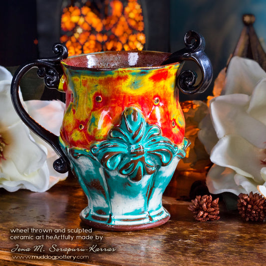 Fleur de Lis Teacup (The Creole House Collection)