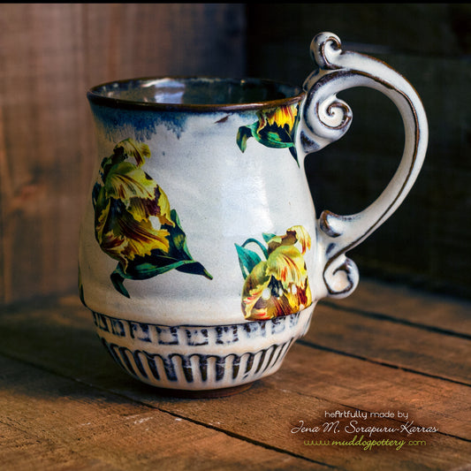 Hibiscus Coffee Mug ( The Creole Courtyard Collection )