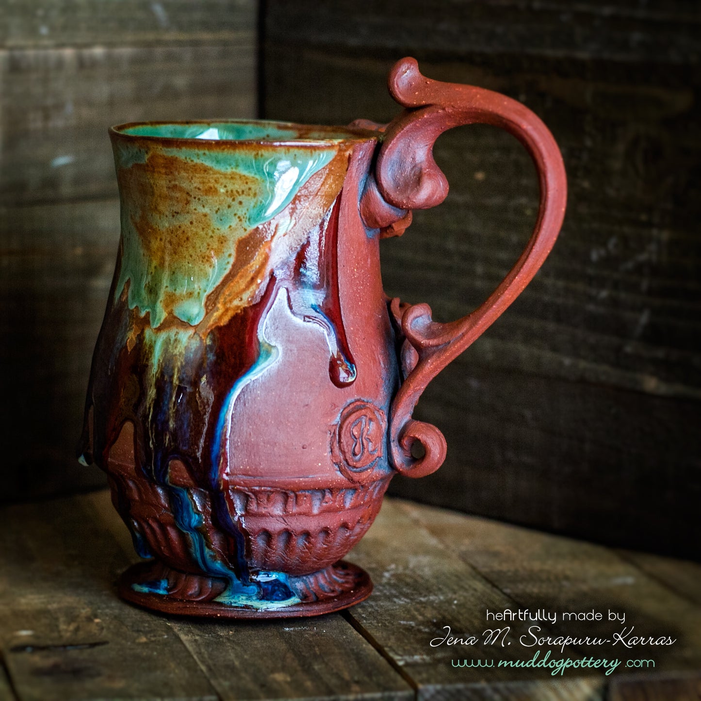 Zydeco Louisiana Iris Coffee Mug ( The Creole Courtyard Collection )