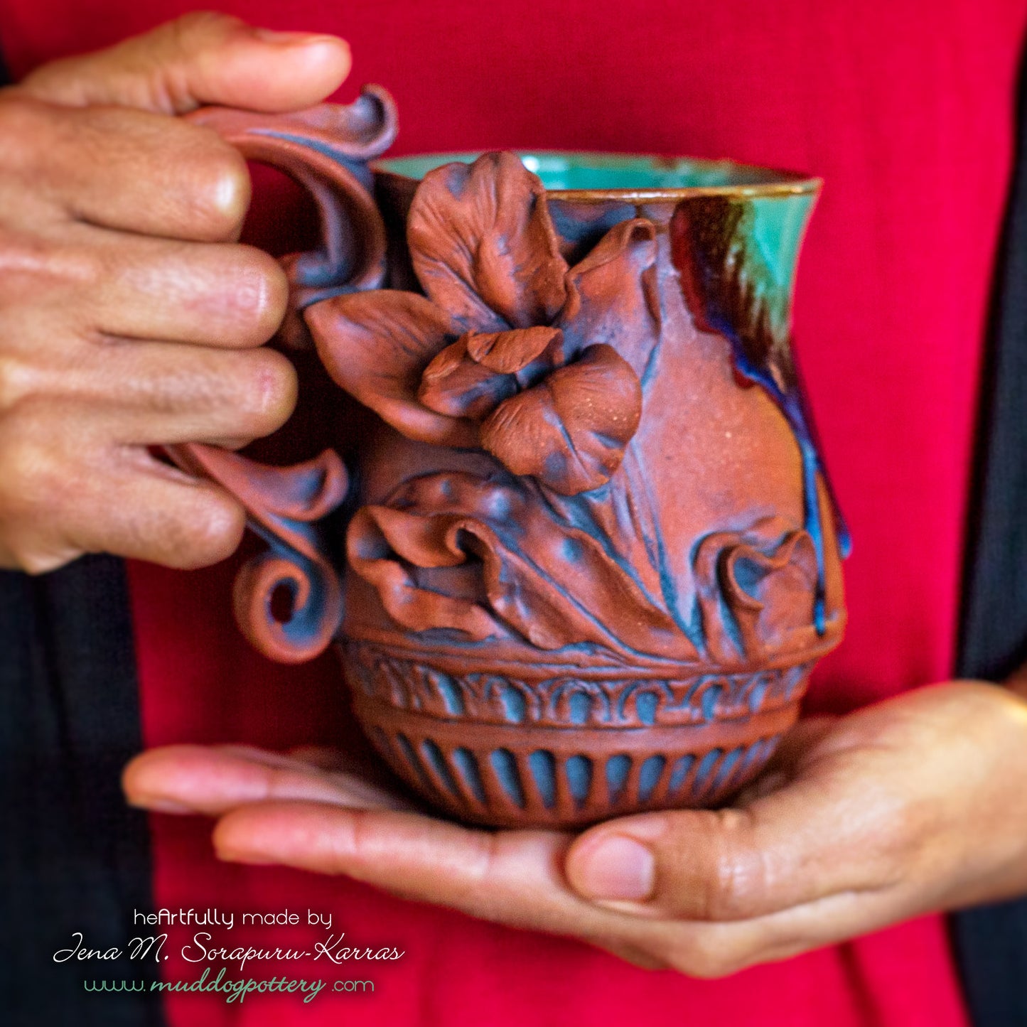 Louisiana Iris Coffee Mug ( The Creole Courtyard Collection )