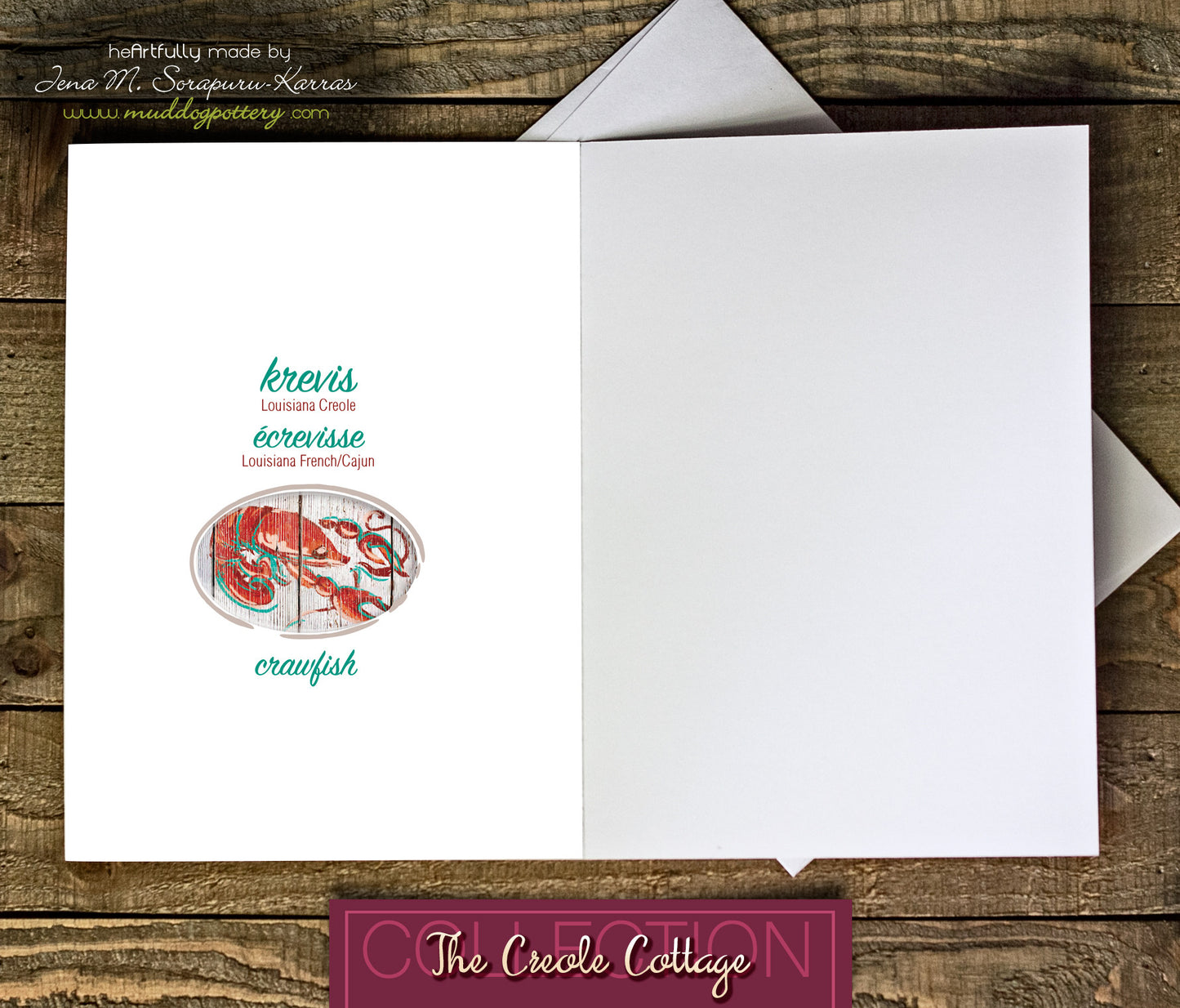 Thank You Cards (Crawfish 6 pack )