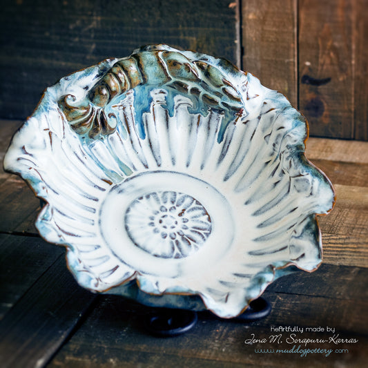 Blue Crawfish (Krevis Blé) Small Serving Bowl