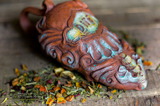 Ceramic Tea Scoop (Louisiana Creole)