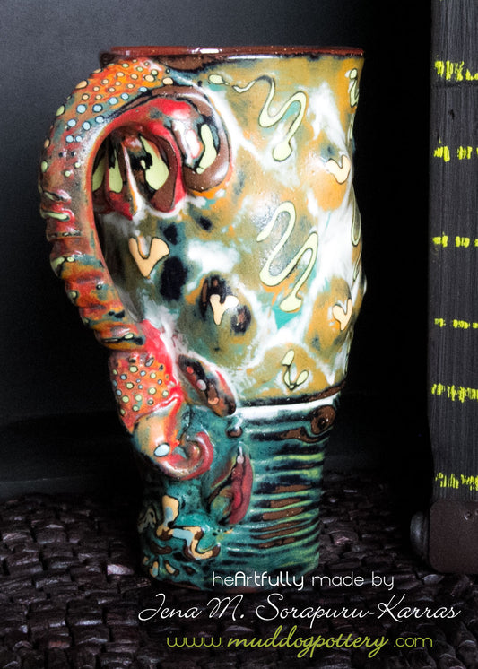 Louisiana Love Mug Special Edition (Mudbug Mug) Fleur de Lis