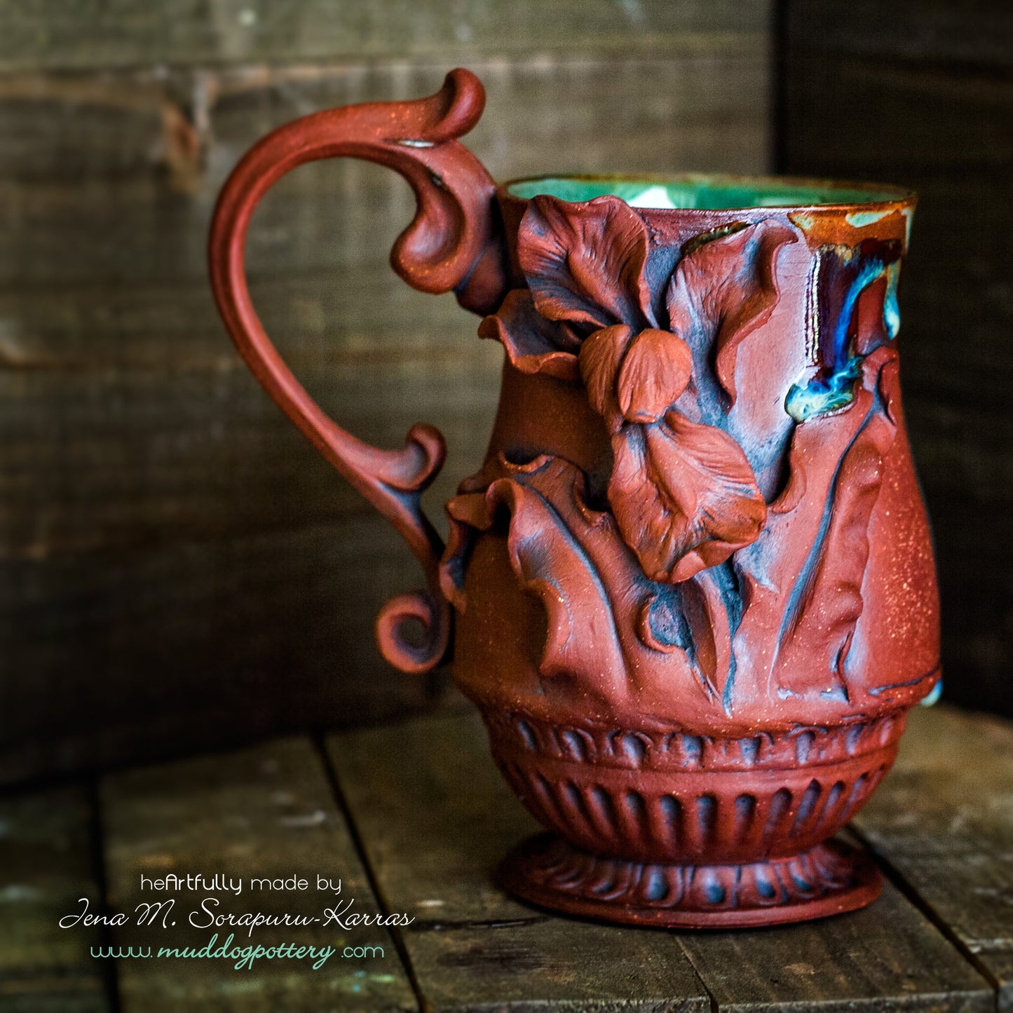 Louisiana Iris Coffee Mug ( The Creole Courtyard Collection )